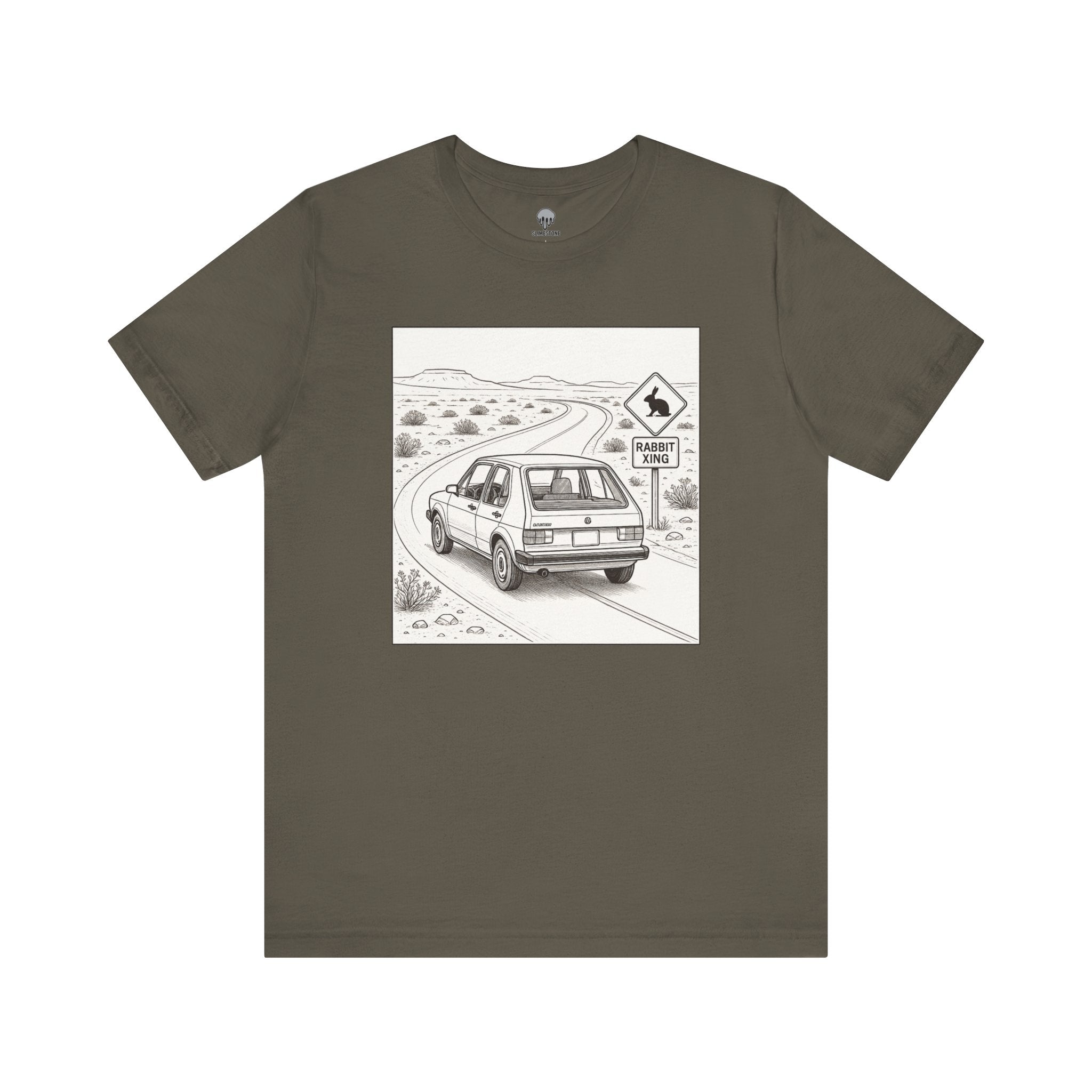 rabbit crossing Graphic Tee