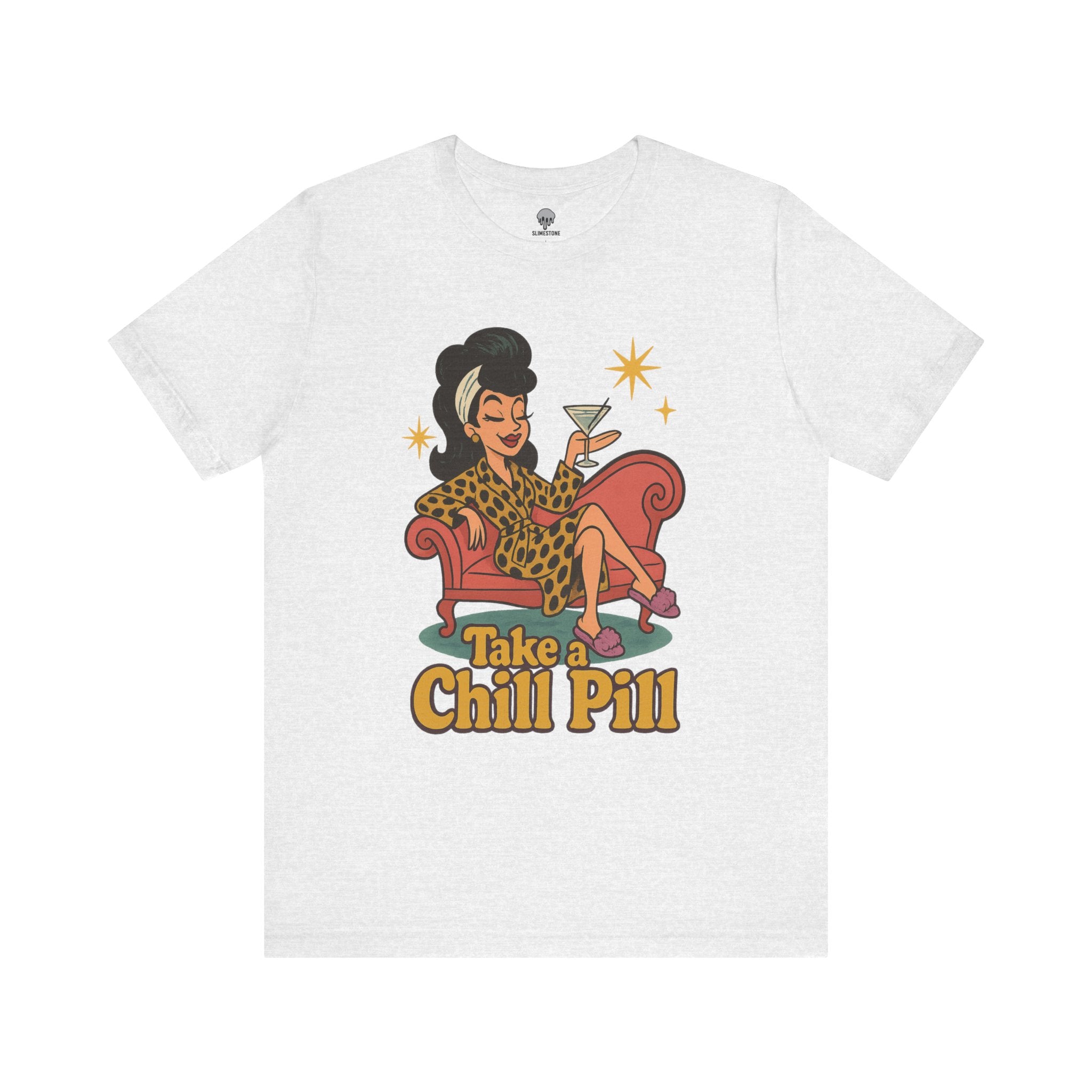 90s cartoon - take a chill pill Graphic Tee