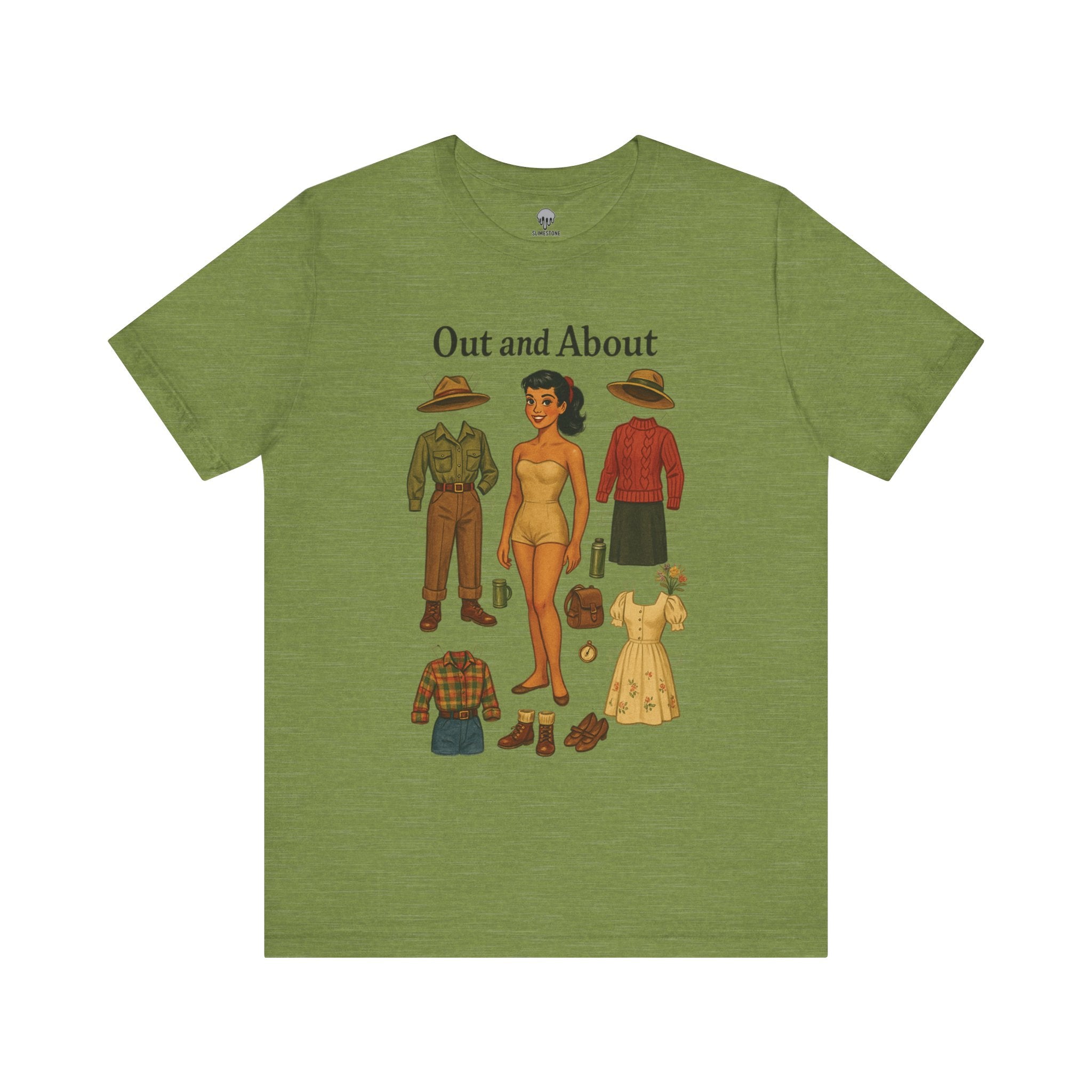 outdoorsy gal paperdoll Graphic Tee