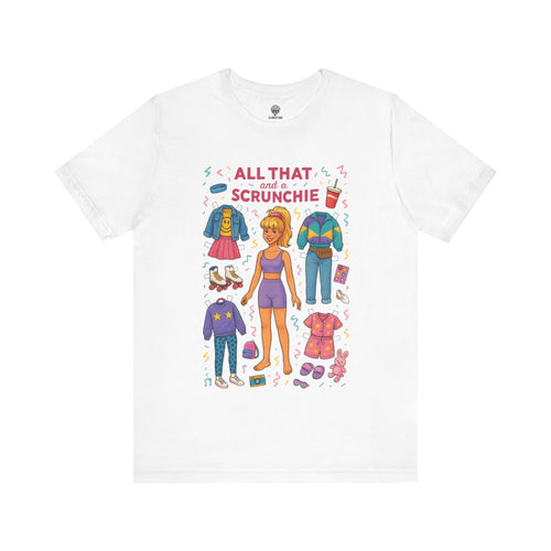 1980s scrunchie girl paperdoll Graphic Tee