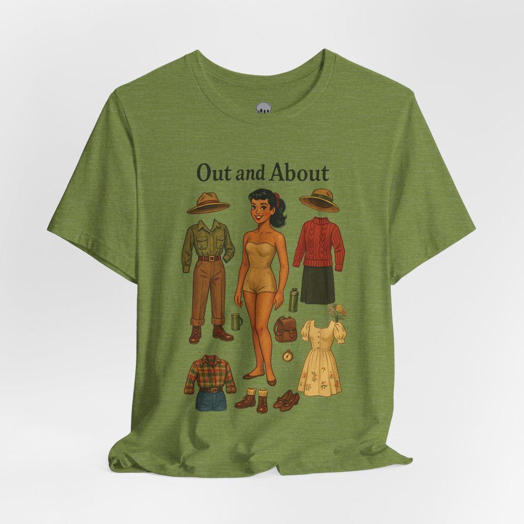 outdoorsy gal paperdoll Graphic Tee