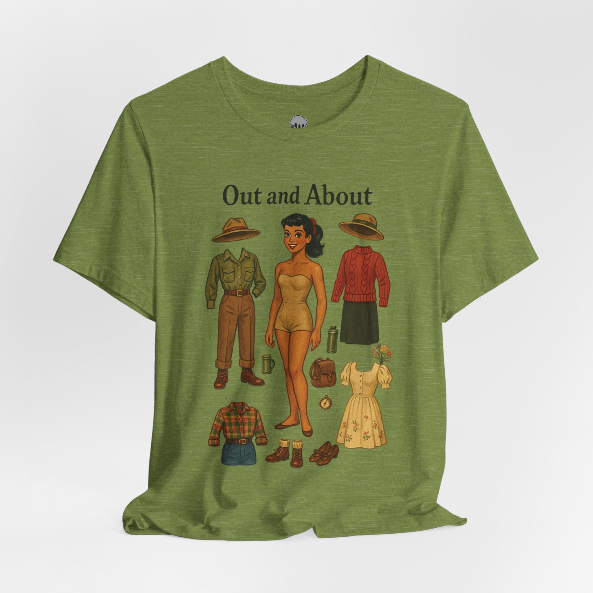 outdoorsy gal paperdoll Graphic Tee