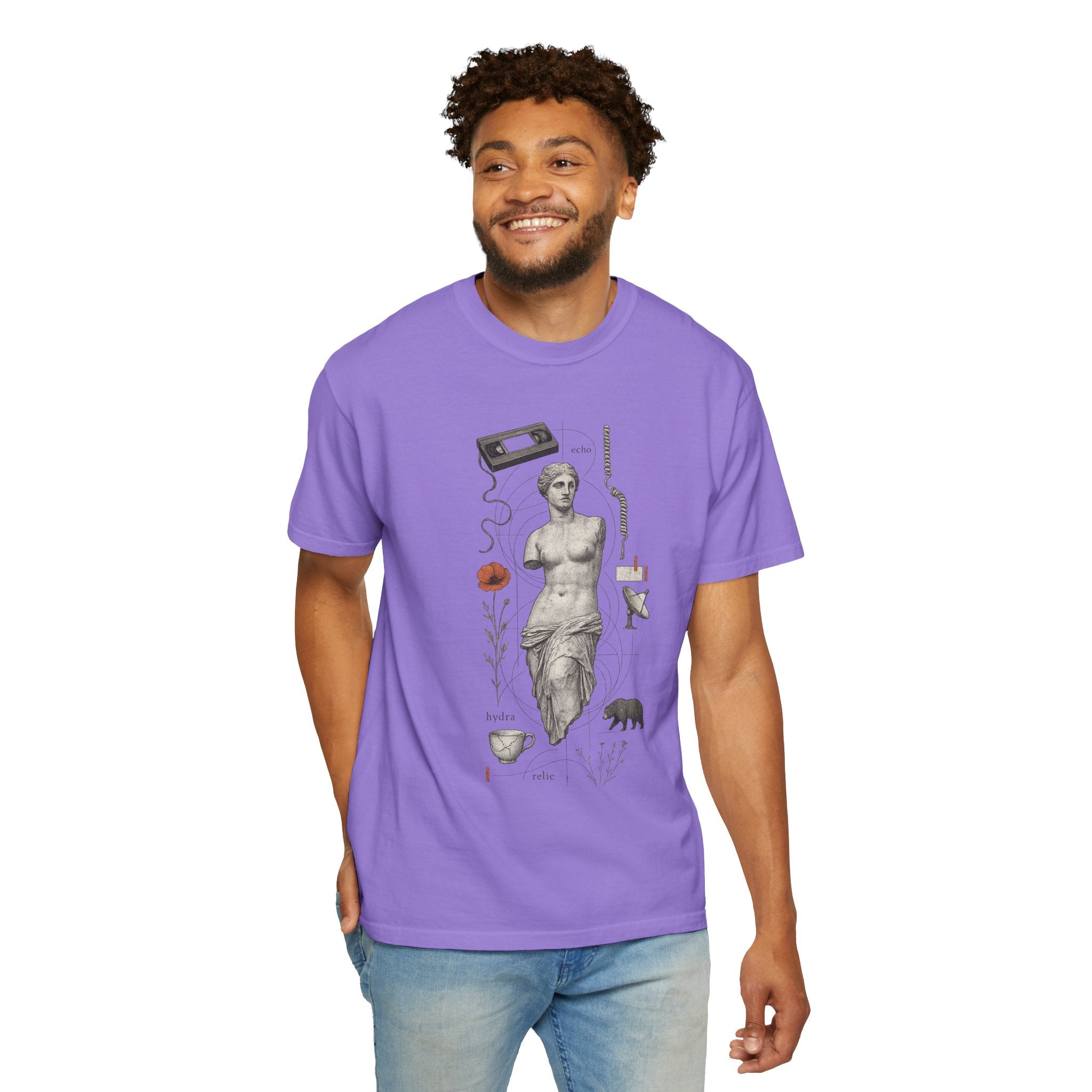 aphrodite static Relaxed Graphic Tee
