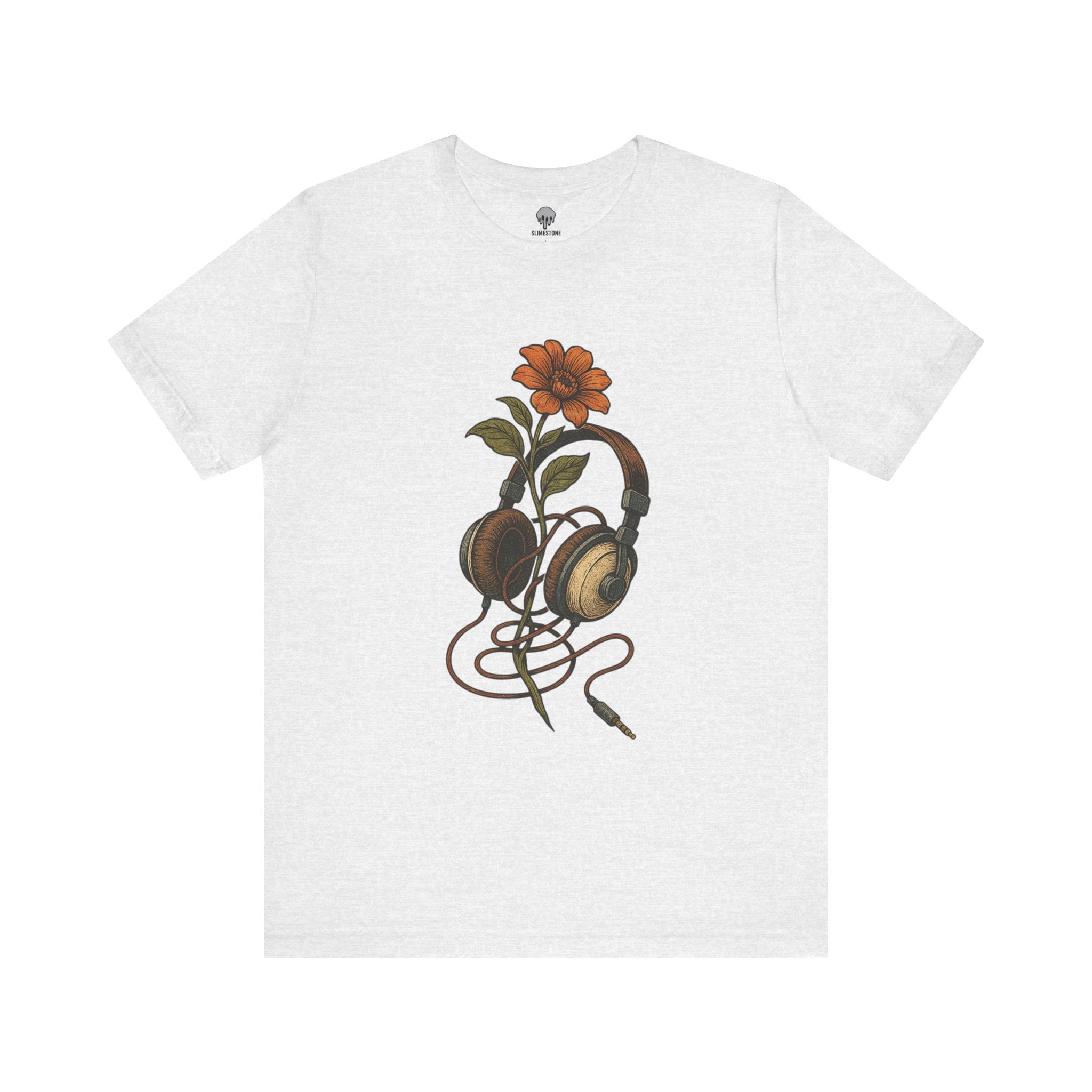 headphone flora Graphic Tee
