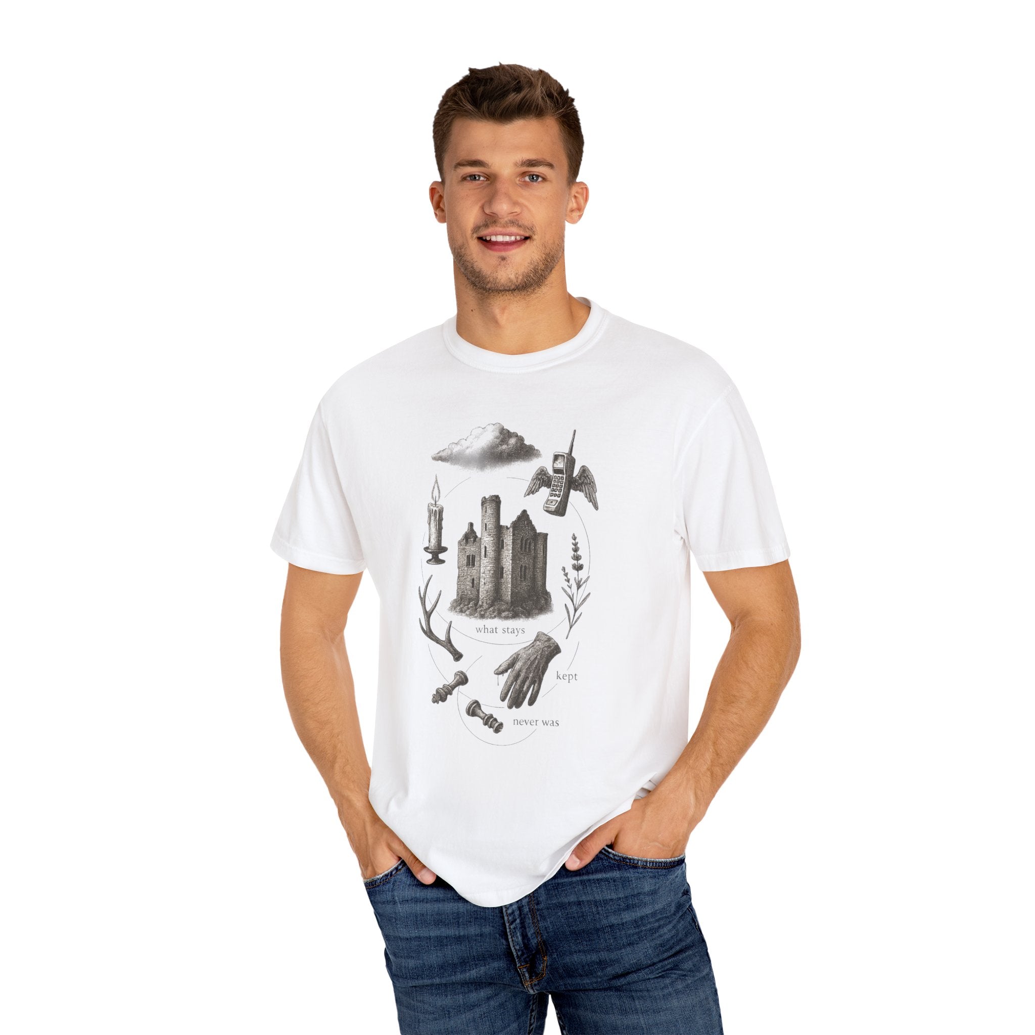 castle never was Relaxed Graphic Tee