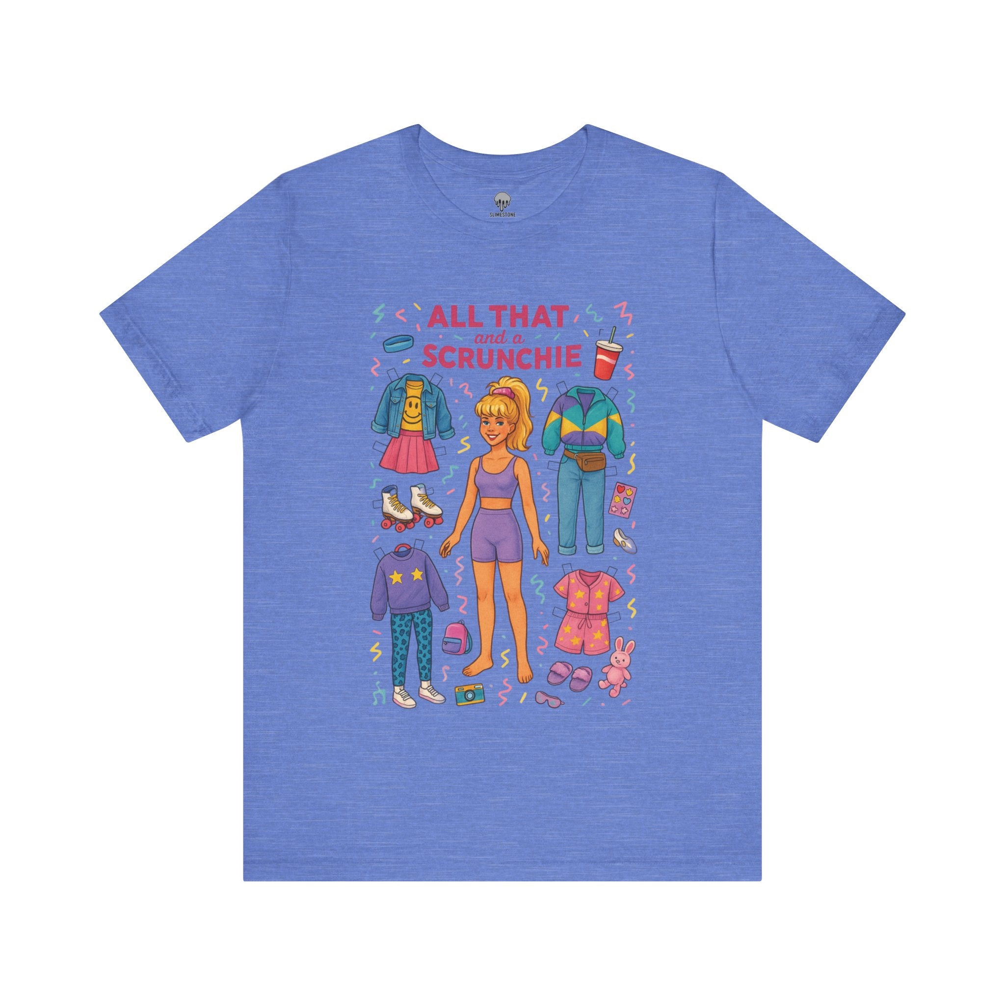 1980s scrunchie girl paperdoll Graphic Tee