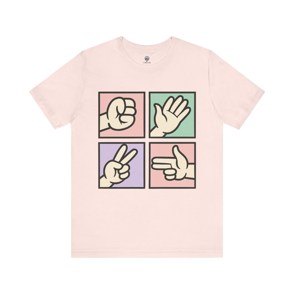 Y2K, rock, paper, pastel Graphic Tee