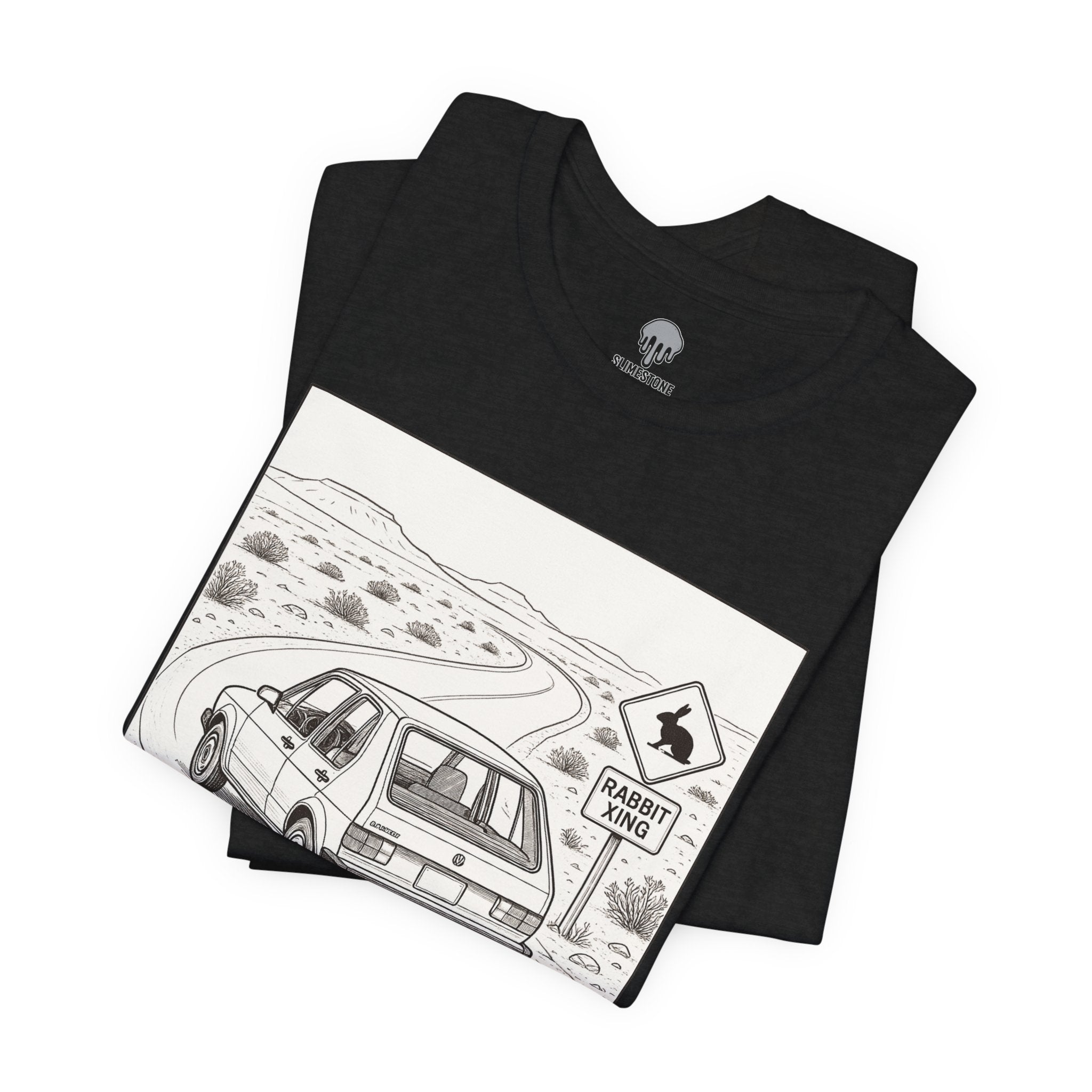 rabbit crossing Graphic Tee