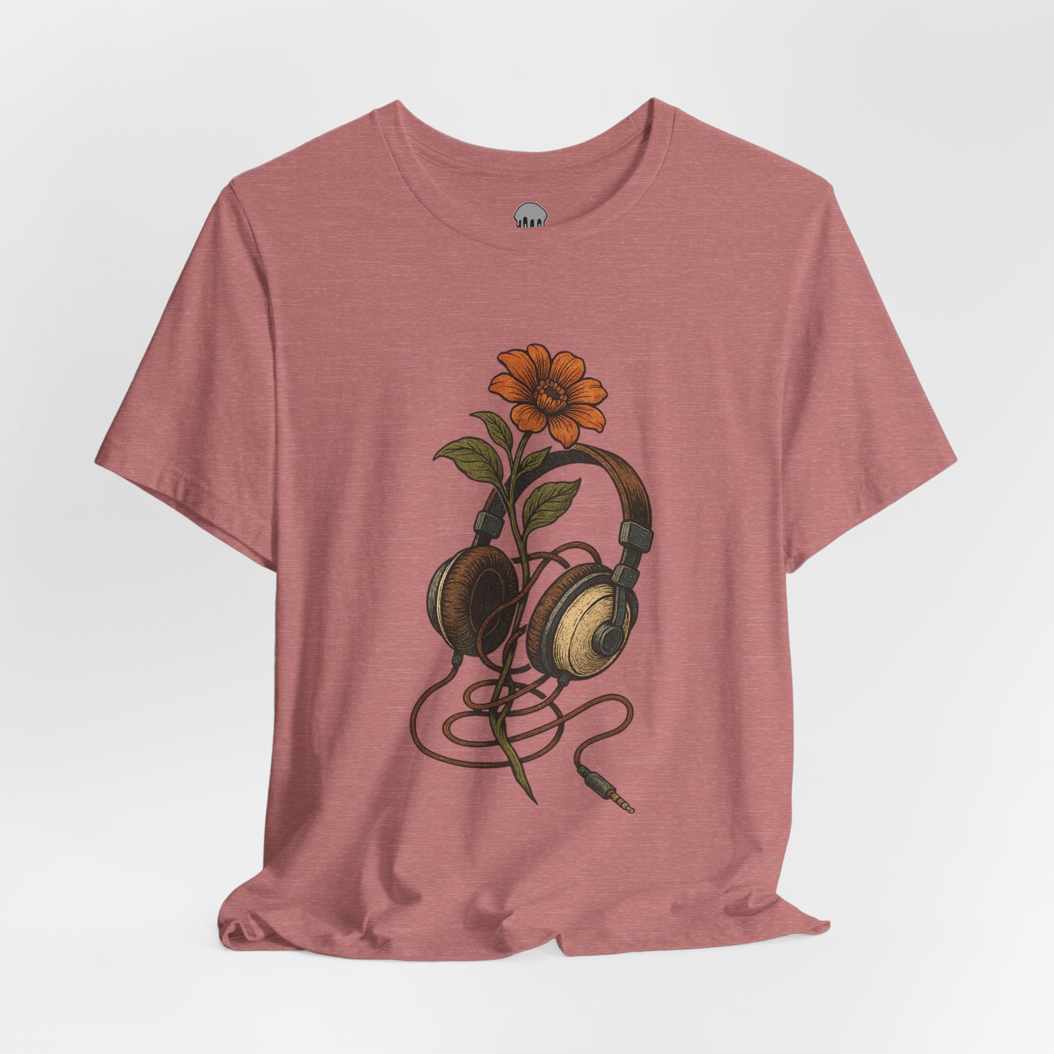 headphone flora Graphic Tee
