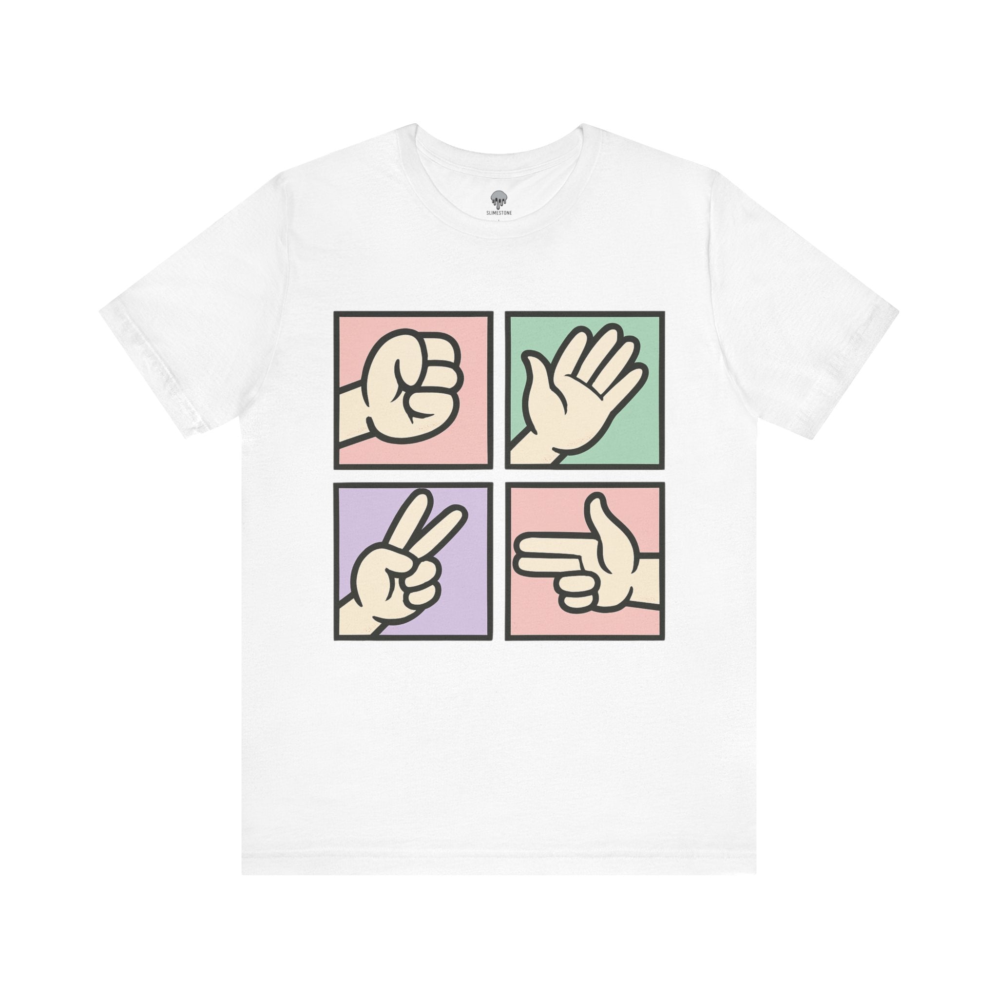 Y2K, rock, paper, pastel Graphic Tee