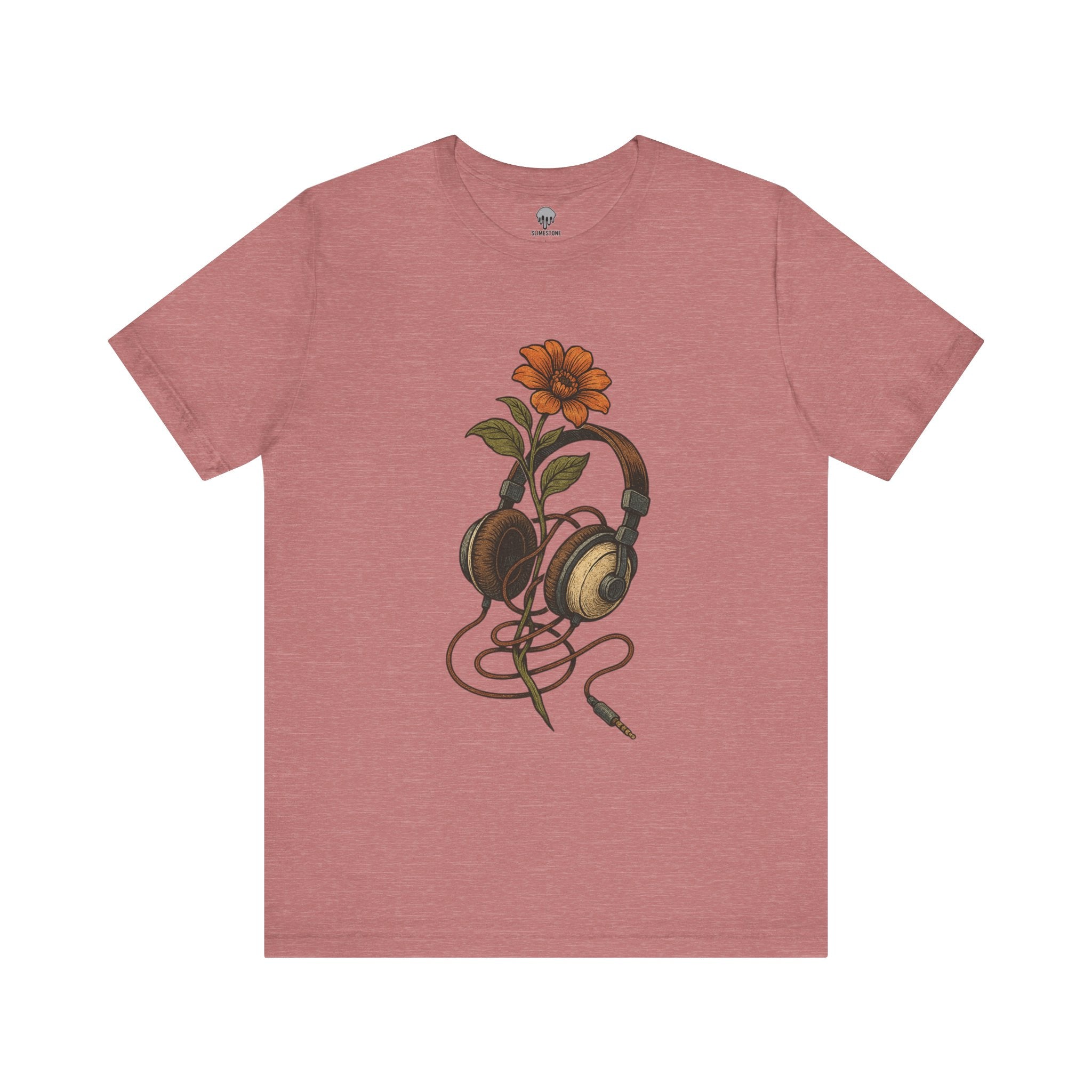 headphone flora Graphic Tee