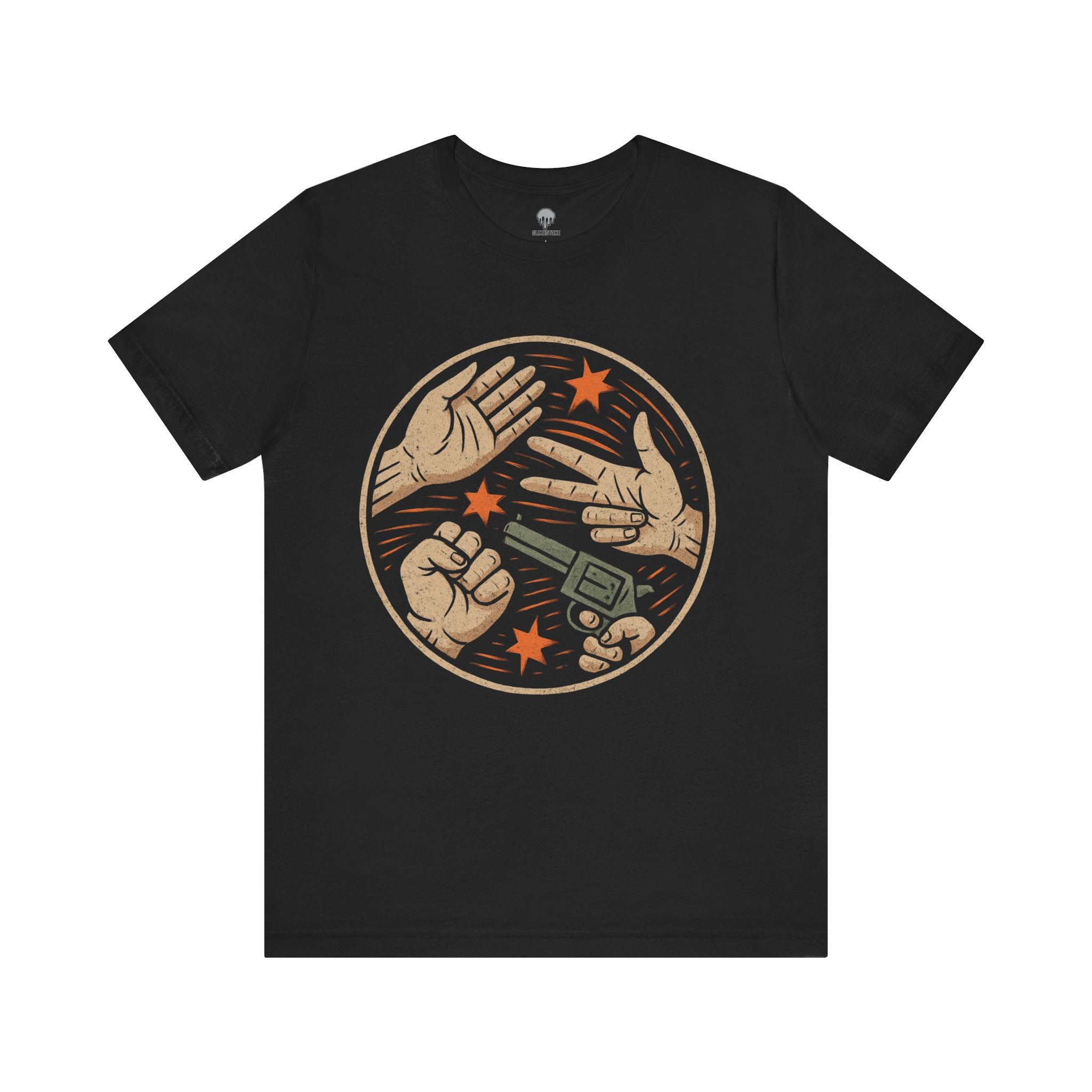rock, paper, scissors, SHOOT. Graphic Tee