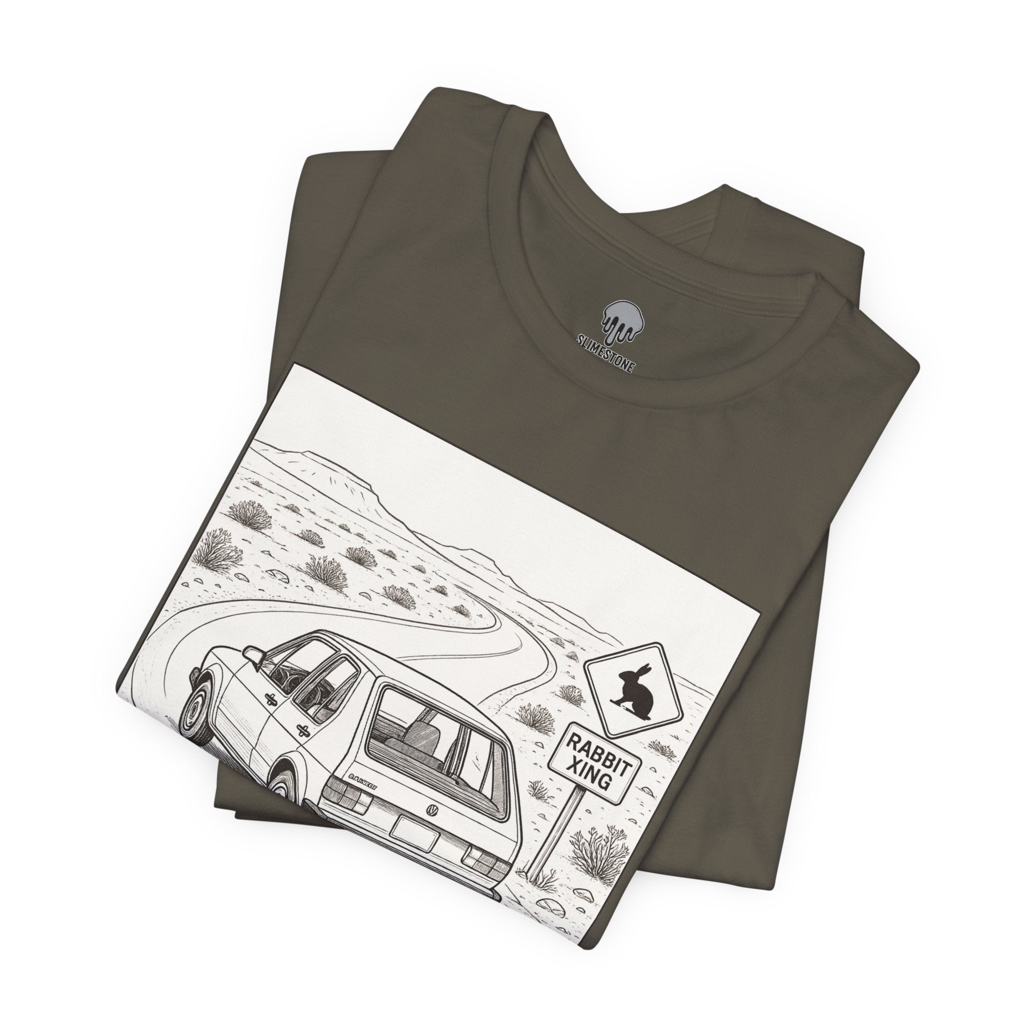 rabbit crossing Graphic Tee