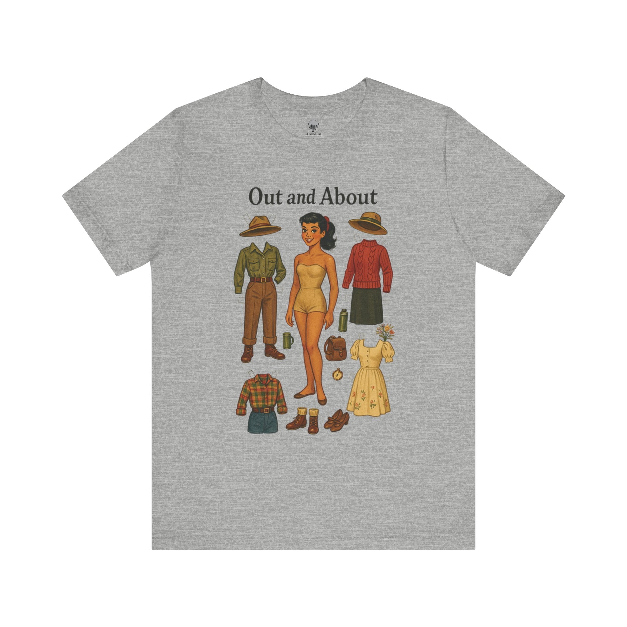 outdoorsy gal paperdoll Graphic Tee